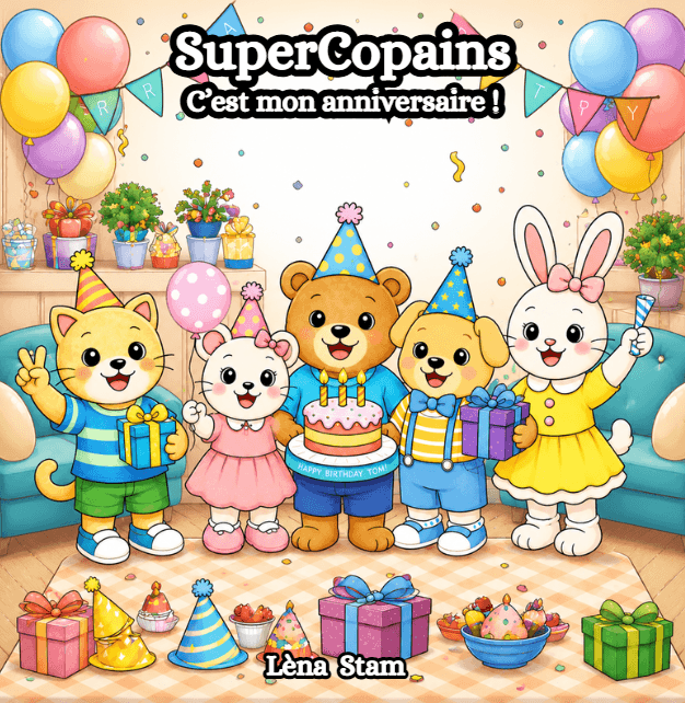 Couverture de SuperCopains C’est mon anniversaire !
