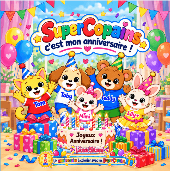 Couverture de SuperCopains C’est mon anniversaire !