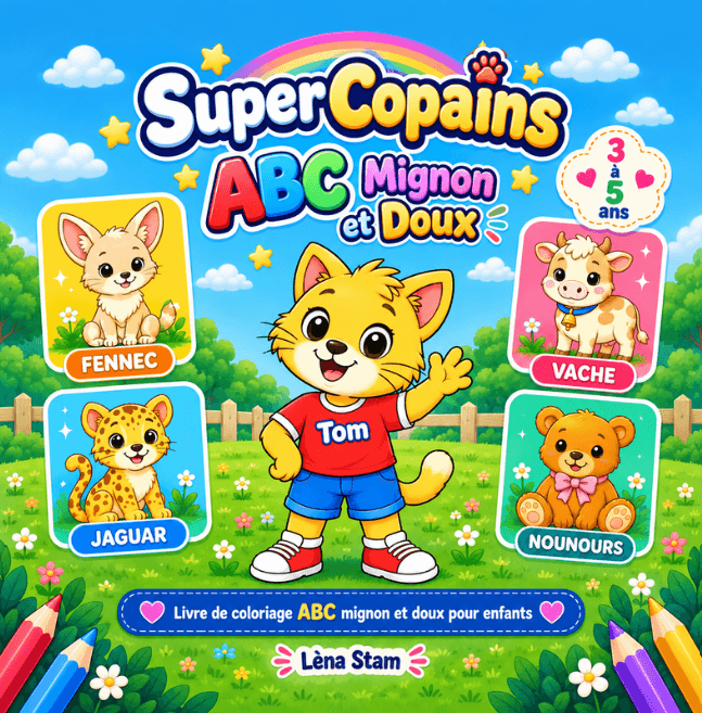 Couverture de SuperCopains  ABC Mignon  et Doux