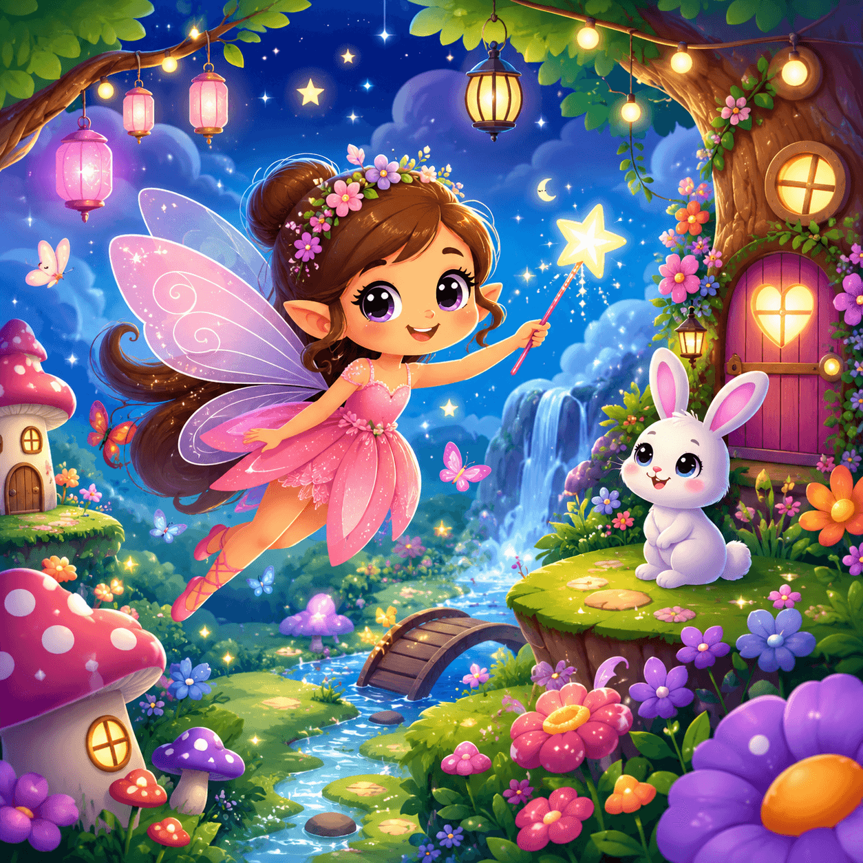 🧚✨ La Fée et la Forêt aux Mille Lumières