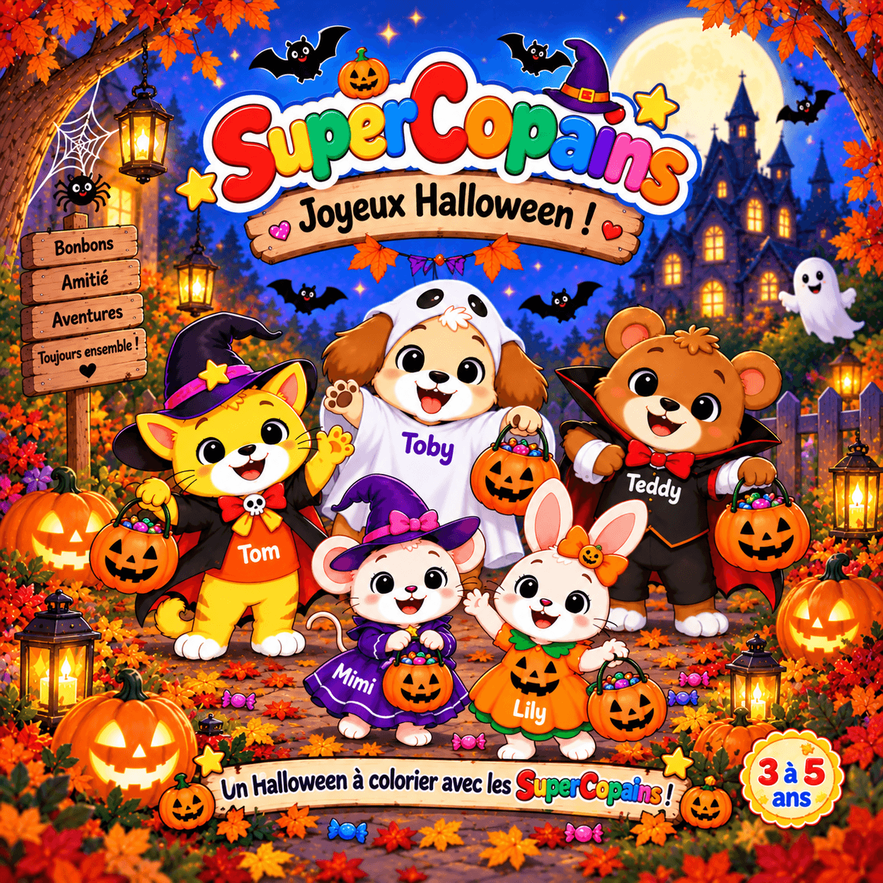Couverture de SuperCopains Joyeux Halloween !