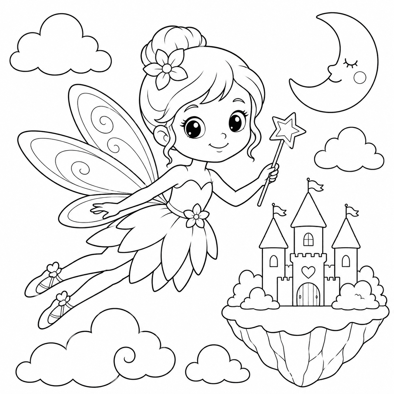 Page 1 de La Fée du Ciel Magique