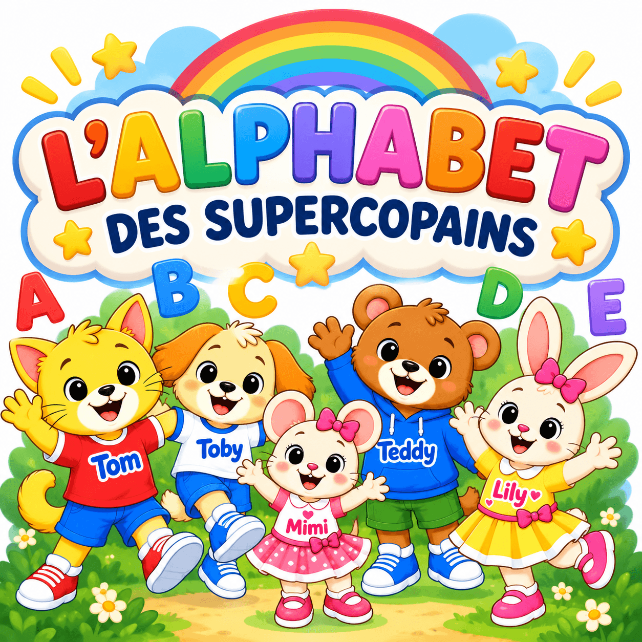 Couverture de L'ALPHABET DES SUPERCOPAINS