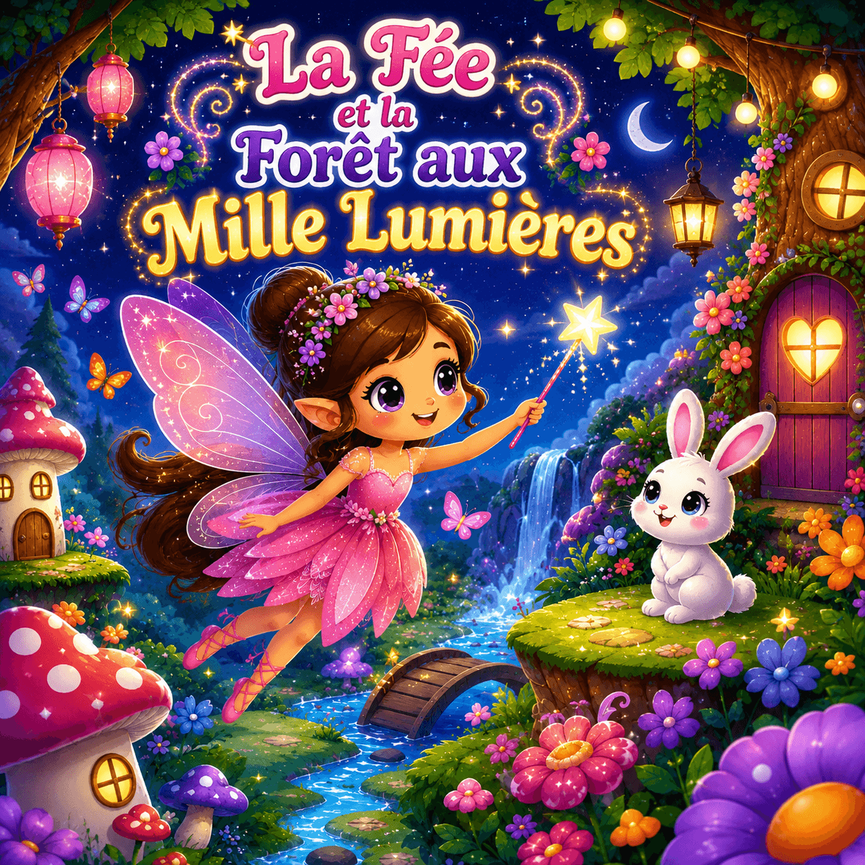 Couverture de La Fée et la Forêt aux Mille Lumières